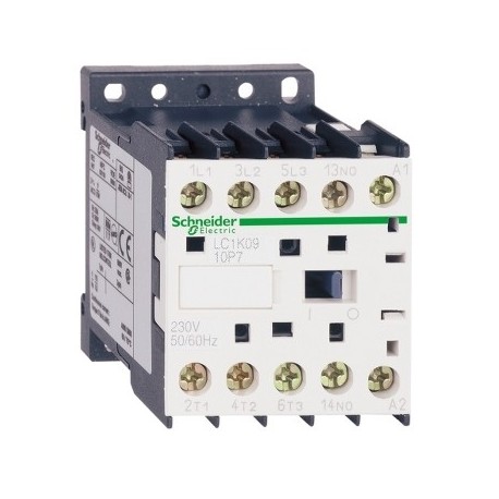 TeSys K contactor - 3P - AC-3, max 440 V 9 A - 1 NO aux. - 230 V AC coil