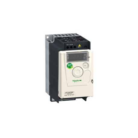 Variable speed drive ATV12 - 0.55kW - 0.75hp - 200..240V - 1ph - with heat sink