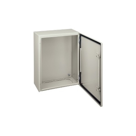 Spacial CRN enclosure, plain door without mounting plate. W400x H400xD200.