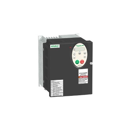 Frekventni pretvarač ATV212, 3P, 12 A, 5.5kW, 380/480V AC, 50/60Hz, s operatorskim panelom i EMC filterom
