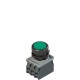 Svjetleće tipkalo zeleno 1R+1M kontakt, adapter, LED 24V