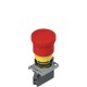 Complete unit with emergency pushbutton, fixing adapter and 1NC contact, head 40mm, d: 22mm