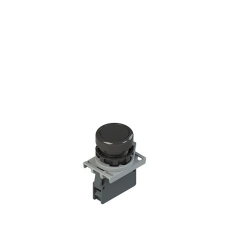 Tipkalo, crno, s 1R kontaktom i adapterom, D:22 mm