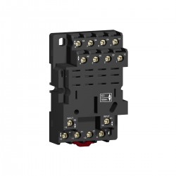 Socket RPZ, mixed contact, 16 A, less then 250 V, screw clamp,  for relay RPM4