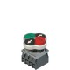 Quadruple pushbutton complete unit with fixing adapter and 3NO+1NC contacts, up-down-start-stop