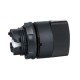 Black selector switch head diameter 22, 3 positions, stay put