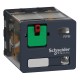 Power plug in relay, Zelio RPM, 3 CO, 24 V AC, 15 A , with LED