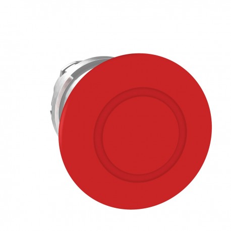 Red emergency switching off pushbutton head diameter 60, for hole 22, trigger and latching push-pull