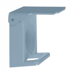 Blue padlockable flap for diameter 22 flush pushbutton