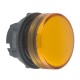 Orange pilot light head diameter 22, plain lens for ba9s bulb