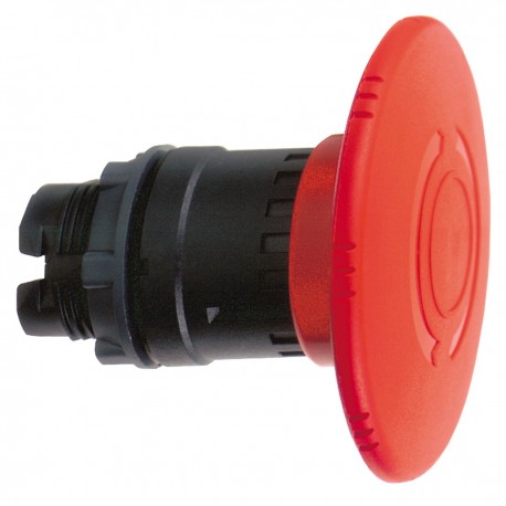 Emergency stop, red switching off head diameter 60 for hole 22, trigger and latching turn release