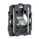 Blok bijele lampice s kućištem odnosno spojnim prstenom i integralnim LED-om, 24...120 V
