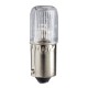 Neon bulb, clear, for signalling, BA 9s, 230 V, 2.6 W