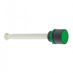 Flush reset pushbutton, Green, diameter 22, unmarked for 17...120 mm actuation distance