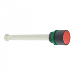 Flush reset pushbutton, red, diameter 22, unmarked for 17...120 mm actuation distance
