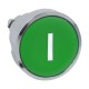 Green flush pushbutton head diameter 22, spring return, I