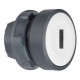 White flush pushbutton head diameter 22, spring return, I