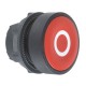 Red flush pushbutton head diameter 22, spring return, O