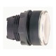 Flush white illuminated pushbutton head diameter 22, push push, for integral LED