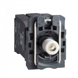 Green light block with body/fixing collar with BA9s LED bulb 400V