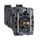 Light block with body fixing collar, with BA9s incandesc. bulb, 220...240V, 1NO+1NC