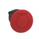 Red emergency switching off pushbutton head diameter 40, for hole 22, trigger and latching turn release