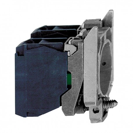 Single contact block with body fixing collar 1NO, and 1NC,, faston connector