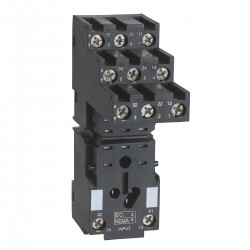 Socket RUZ, separate contact, 10 A, less then 250 V, connector, for relay RXM3