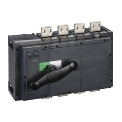 Switch disconnector, Compact INS1000 , 1000 A, standard version with black rotary handle, 4 poles