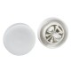 White cap, unmarked for circular projecting pushbutton, diameter 22