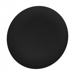 Black plain cap for flush mounted push button