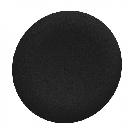 Black plain cap for flush mounted push button