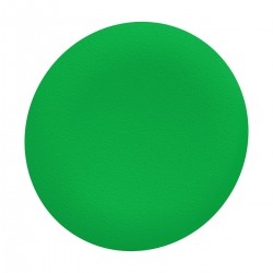 Green plain cap for flush mounted push button