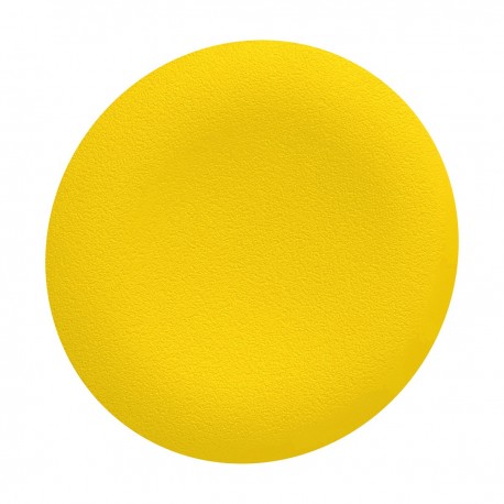 Yellow plain cap for flush mounted push button