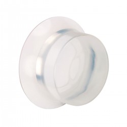 Transparent boot for circular flush or projecting pushbutton diameter 22