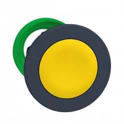 Flush mounted yellow caps pushbutton head