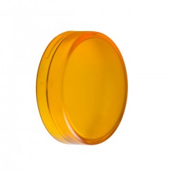 Plain lens, orange, for circular pilot light, diameter 22, with BA9s bulb