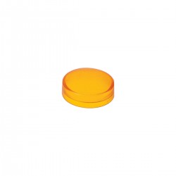 Plain lens, orange, for circular illuminated pushbutton, diameter 22, with BA9s bulb
