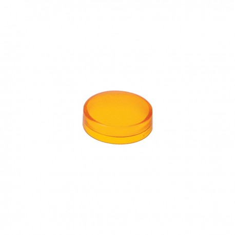 Plain lens, orange, for circular illuminated pushbutton, diameter 22, with BA9s bulb