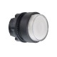 Projecting white illuminated pushbutton head diameter 22, spring return, for integral LED