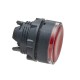 Flush crvenog illuminated pushbutton head diameter 22, spring return, for integral LED