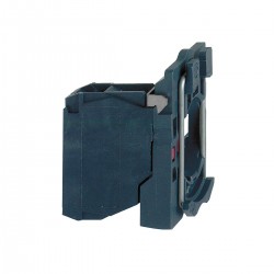 Single contact block with body fixing collar, 1NC, screw clamp terminal