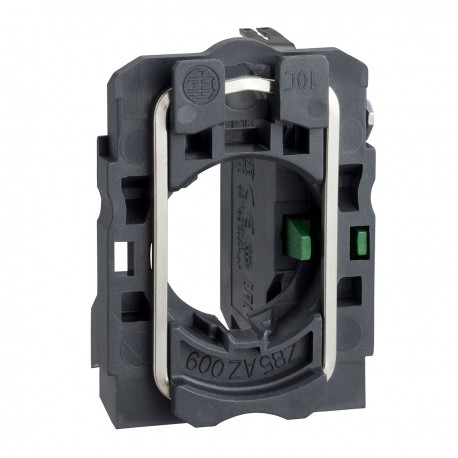 Single contact block with body fixing collar, 1NO, faston connector