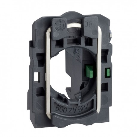 Single contact block with body fixing collar, 1NO, plug in connector