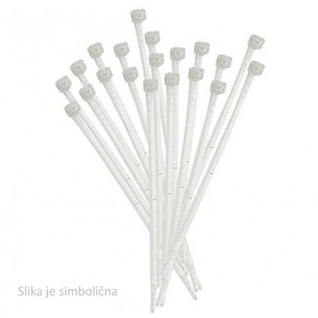 Cable tie, white, 12,5x720 mm, 50 pcs