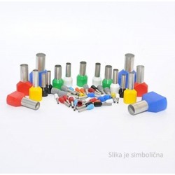 Insulated terminals, 0,75 mm2, blue, 500 pcs