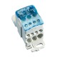 Single Pole Distribution Block, 80 A IEC, 85 A UL..CSA, Cable Line, 6 Cables Load, Copper, Thermoplastic