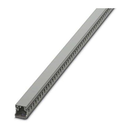 Cable duct for installation and mounting in control cabinets, gray, 25×25×2000 mm