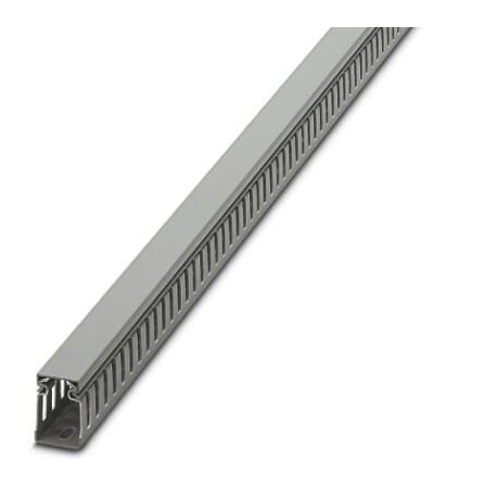 Cable duct for installation and mounting in control cabinets, gray, 25×40×2000 mm
