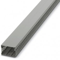 Cable duct for installation and mounting in control cabinets, gray, 60×40×2000 mm